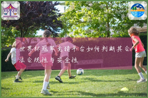 世界杯冠军竞猜平台如何判断其合法合规性与安全性