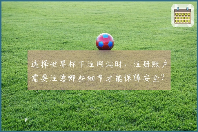 选择世界杯下注网站时，注册账户需要注意哪些细节才能保障安全？