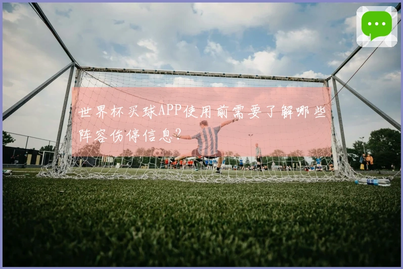 世界杯买球APP使用前需要了解哪些阵容伤停信息？