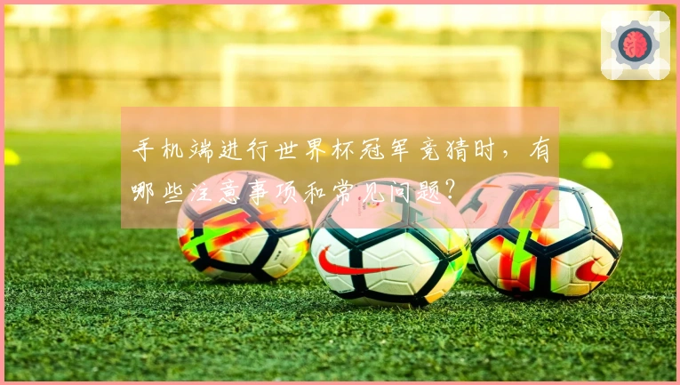 手机端进行世界杯冠军竞猜时，有哪些注意事项和常见问题？